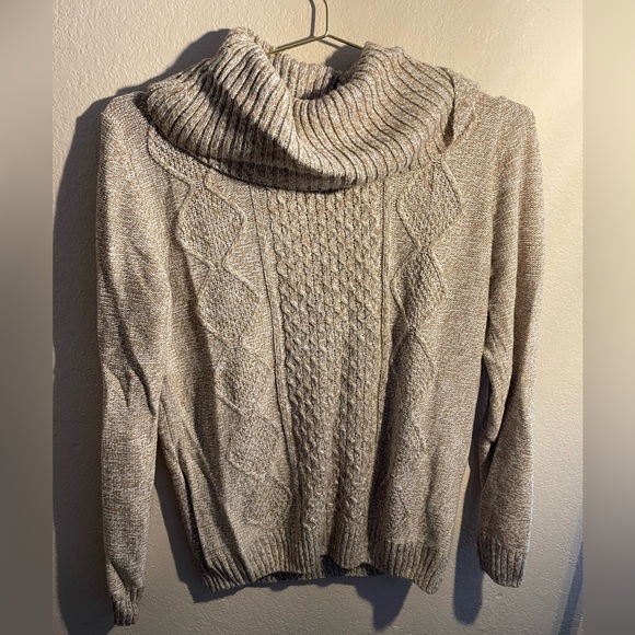 Faded glory large 12/14 turtleneck casual sweater - Picture 1 of 4